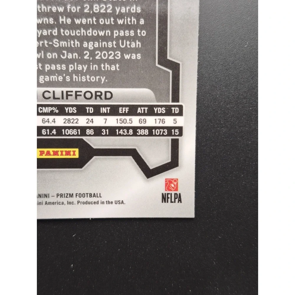 2023 Panini Prizm Sean Clifford‎ #338 Rookies Purple Pulsar Prizm (RC) Packers